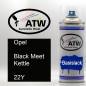 Preview: Opel, Black Meet Kettle, 22Y: 400ml Sprühdose, von ATW Autoteile West.